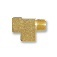 3/8 Inch (in) Male National Pipe Thread (MNPT) and 3/8 Inch (in) FeInch (in) Male National Pipe Thread (FNPT) Street Tee