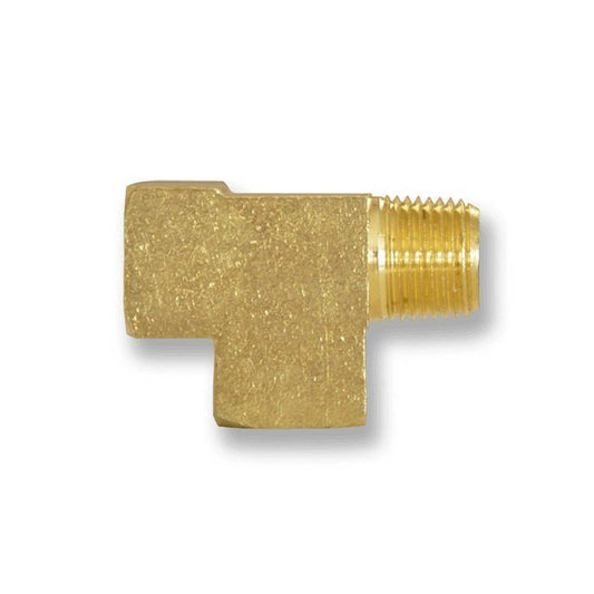 3/8 Inch (in) Male National Pipe Thread (MNPT) and 3/8 Inch (in) FeInch (in) Male National Pipe Thread (FNPT) Street Tee - Image 1