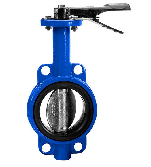 Seal Fast 6-Inch Ductile Iron Butterfly Valve with Alignment Holes and Long Neck - Image 1