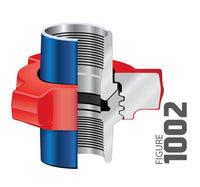Seal Fast 2 Inch Figure 1002 Threaded Hammer Union - 10,000 PSI CWP