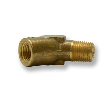 Brass 45 Degree Elbow with 3/8 MNPT x 3/8 FNPT Threads - Image 2