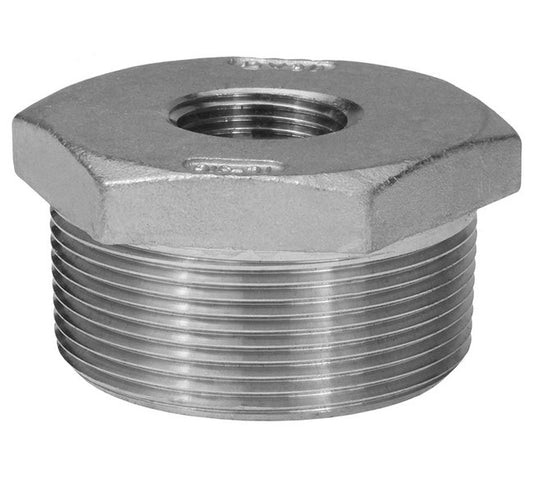 Seal Fast 2 x 1 Inch 304 Stainless Steel Bushing Fitting - Image 1