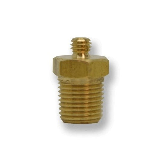Brass Hex Nipple Fitting - MHN Series 1/4-28 Inch Thread Size - Image 1