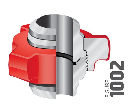 3 Inch Figure 1002 Butt Weld Hammer Union - 10,000 PSI CWP - Image 1