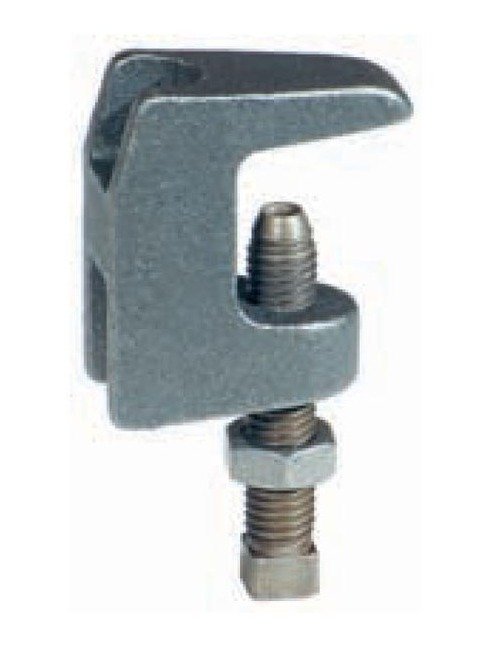 Heavy-Duty Universal C-Type Clamp with Wide Throat - Galvanized Finish - Image 1