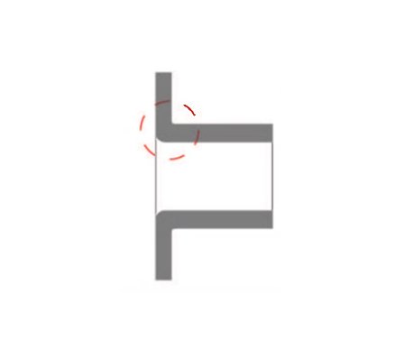 1 Inch 304 Stainless Steel SCH 10 Type C Stub End - Image 2