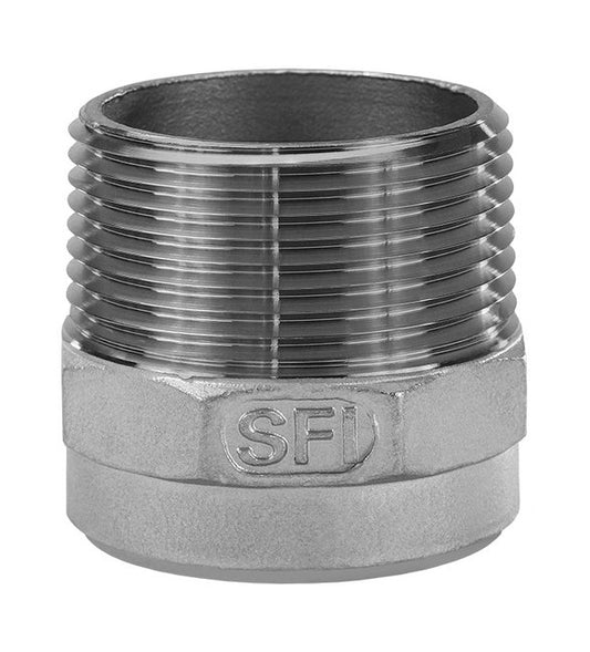 Seal Fast 304 Stainless Steel 1 Inch Hex Welding Nipple - Image 1