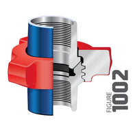 3 Inch 10,000 PSI CWP Figure 1002 Threaded Hammer Union