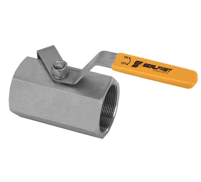 2 Inch Stainless Steel Ball Valve with Locking Handle - Image 1