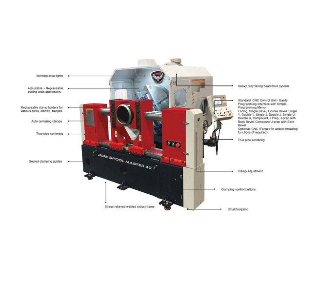RMT Pipe Spool Master 16-Inch Pipe Beveling Machine - Image 6