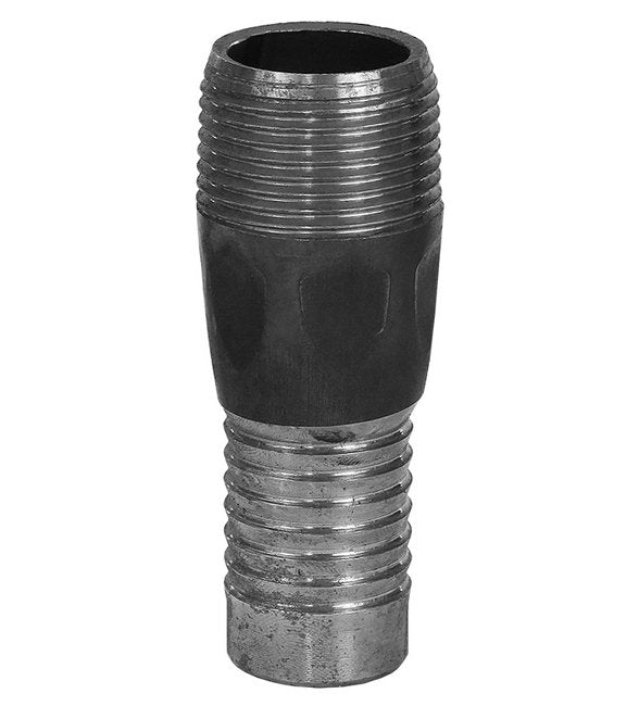 1 1/4 Inch Steel Hex Combination Nipple - Image 1