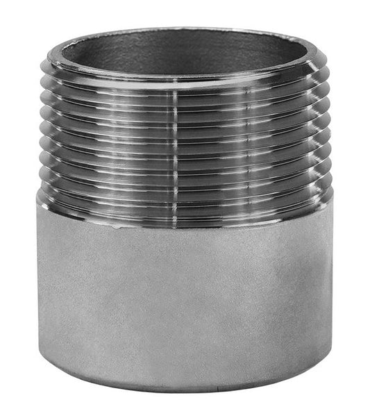 316 Stainless Steel T.O.E. Welding Nipple - 1 1/2 x 2 in Size - Image 1