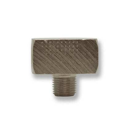 1/4 Inch (in) Male National Pipe Thread (MNPT) and 1/4 Inch (in) FeInch (in) Male National Pipe Thread (FNPT) Male Branch Tee - Image 1