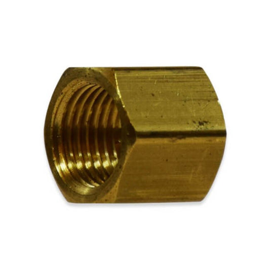 BHFC Series 1/8 Inch (in) Size Female National Pipe Thread (FNPT) Pipe Cap Fitting - Image 1
