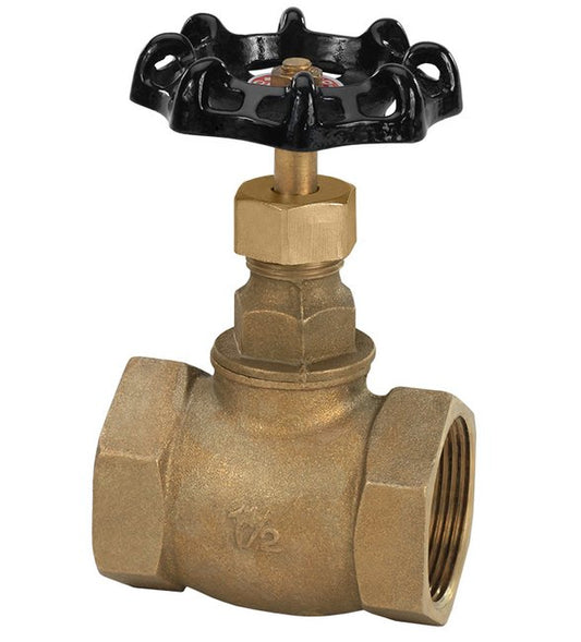Seal Fast 1 Inch Brass Globe Valve - Image 1