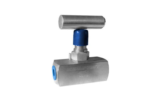 316 Stainless Steel Full Size Needle Valve, 1/4in FxF, 6000 PSI - Image 1
