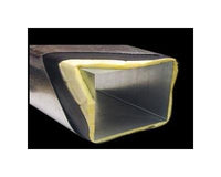 Foil Faced 1 Pound (lb) Bar, 2 Inch (in) Quilt Fiberglass Lag