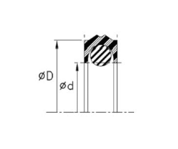 Parker 1-5/8in Inside Diameter PSP Piston Seal - Image 2