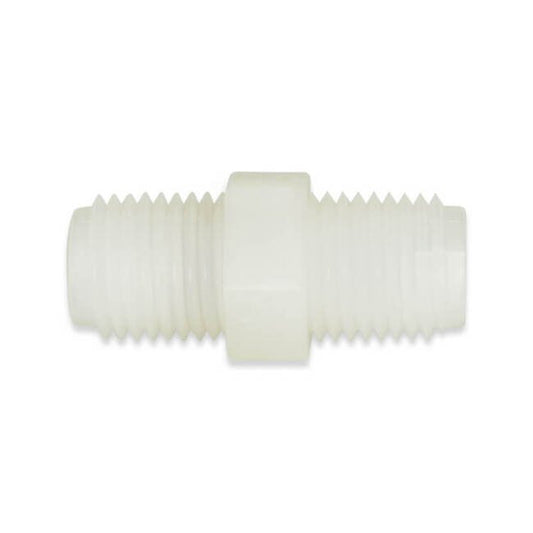 PVDF Ball Check Valve, 1/2in MNPT Male Thread - Image 1