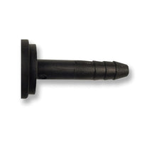 Black Polypropylene Garden Hose Adapter Fitting - 3/8 in Barb Size