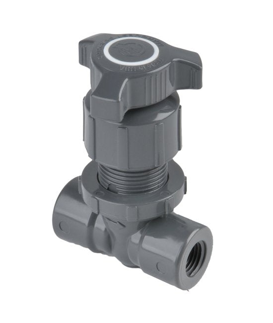 Throttle Master 1/4" PVC Globe Needle Valve - L Series - Image 1