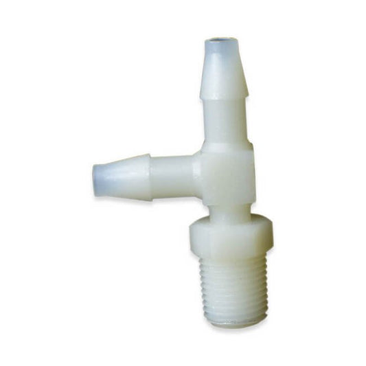 NPT Tee Adapter Fitting, 1/8 Inch, Plastic Threaded - Image 1