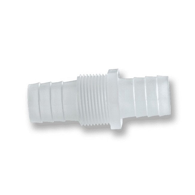 Polypropylene Bulkhead Fitting 1/4 x 3/8 in - Image 1