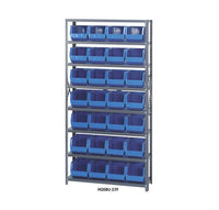 Heavy Duty 36x12 Green Giant Open Hopper Bin Storage System