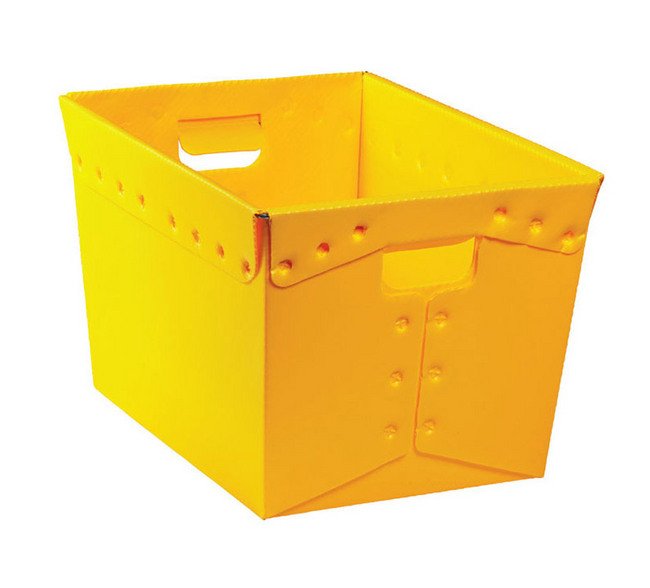 Durable Plastic Corrugated Totes - Image 1