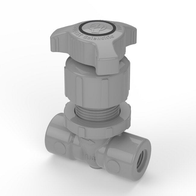Throttle Master CPVC Globe Needle Valve, 1/4" FNPT - Image 1