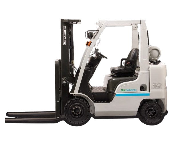 UniCarriers Platinum ll Pneumatic Forklift K21 Dual Fuel 3000 lb Capacity - Image 1