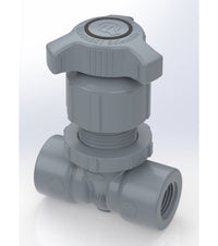 CPVC 3/8" Female NPT Globe Needle Valve - Throttle Master Series