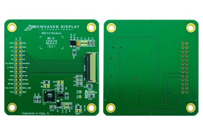1.5 Inch Color OLED Glass Display Evaluation Expansion Board - Image 1