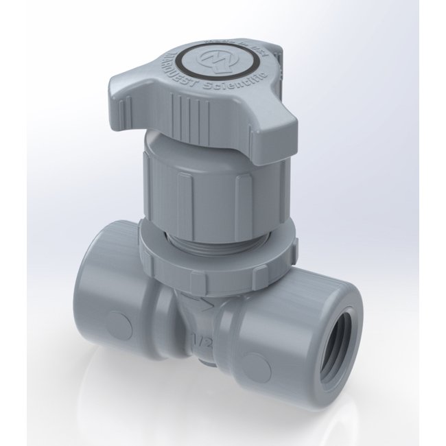 Throttle Master CPVC Globe Needle Valve, 1/2" Female NPT - Image 1