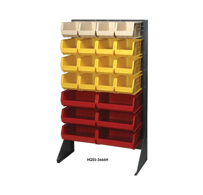 Source Equipment Single Sided Louvered Panel Storage System - 36x12.5x66 in - Image 1
