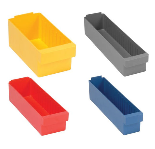 Heavy Duty Yellow Quantum Super Tuff Euro Drawer - 17-5/8 x 5-9/16 in - Image 1