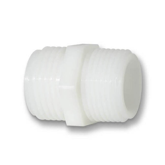 3/4 Inch Male Garden Hose x Male Pipe Thread Connector Fitting - Image 1