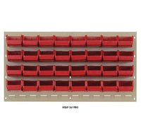 Source Equipment Co. 36x19 Inch Louvered Panel Storage System in Oyster White