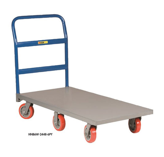 Heavy-Duty 6-Wheel Platform Truck - 24x60 inches - Image 1