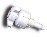 High Purity PVDF Needle Valve Sub Assembly with L Series Needle - Red Ring
