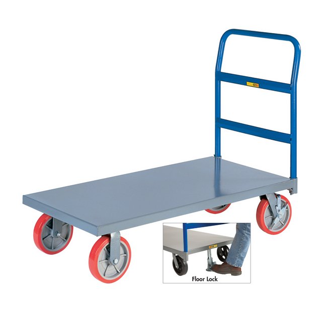 Heavy-Duty 2400 lb Capacity Platform Truck, 24"x36" All-Welded Steel - Image 1