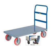 Heavy-Duty 2400 lb Capacity Platform Truck, 24"x36" All-Welded Steel