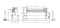 RMT R-ECO-B 12 Gauge Plate Bending Machine
