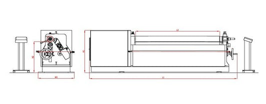 RMT R-ECO-D Series Motorized Initial Pinch Three Rolls Bending Machine - Image 1