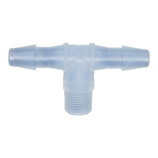 UNF Threaded Tee Adapter Fitting with 3/32" Barb Size - Image 1