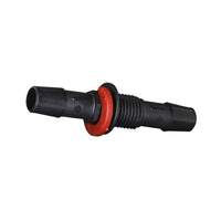 National Pipe Straight Bulkhead - MBF Series Nylon/Polypropylene/PVDF