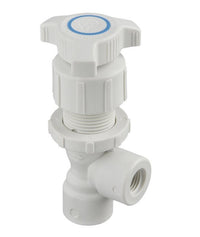 Throttle Master 3/8" Angle Needle Valve - Polypro w/ L Series Needle