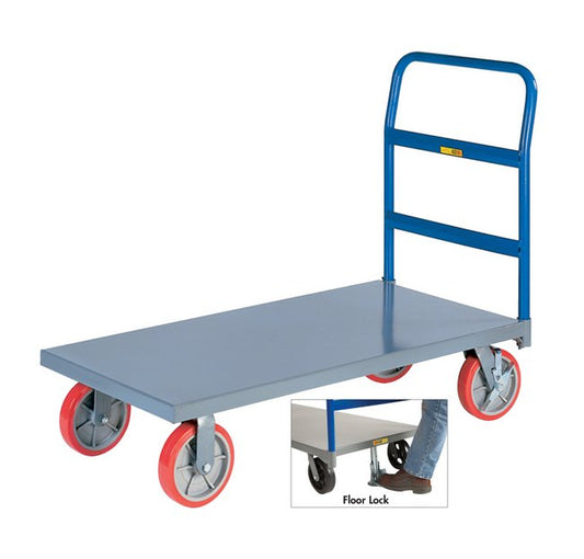 Heavy-Duty All-Welded Platform Truck - 2400 lb Capacity, 24" x 36" - Image 1