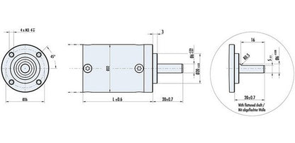 Dunkermotoren PLG 288: 4 N·m Planetary Gearbox - Image 2