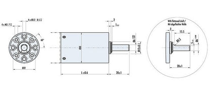 Dunkermotoren PLG Series 8 Gearbox - Image 2